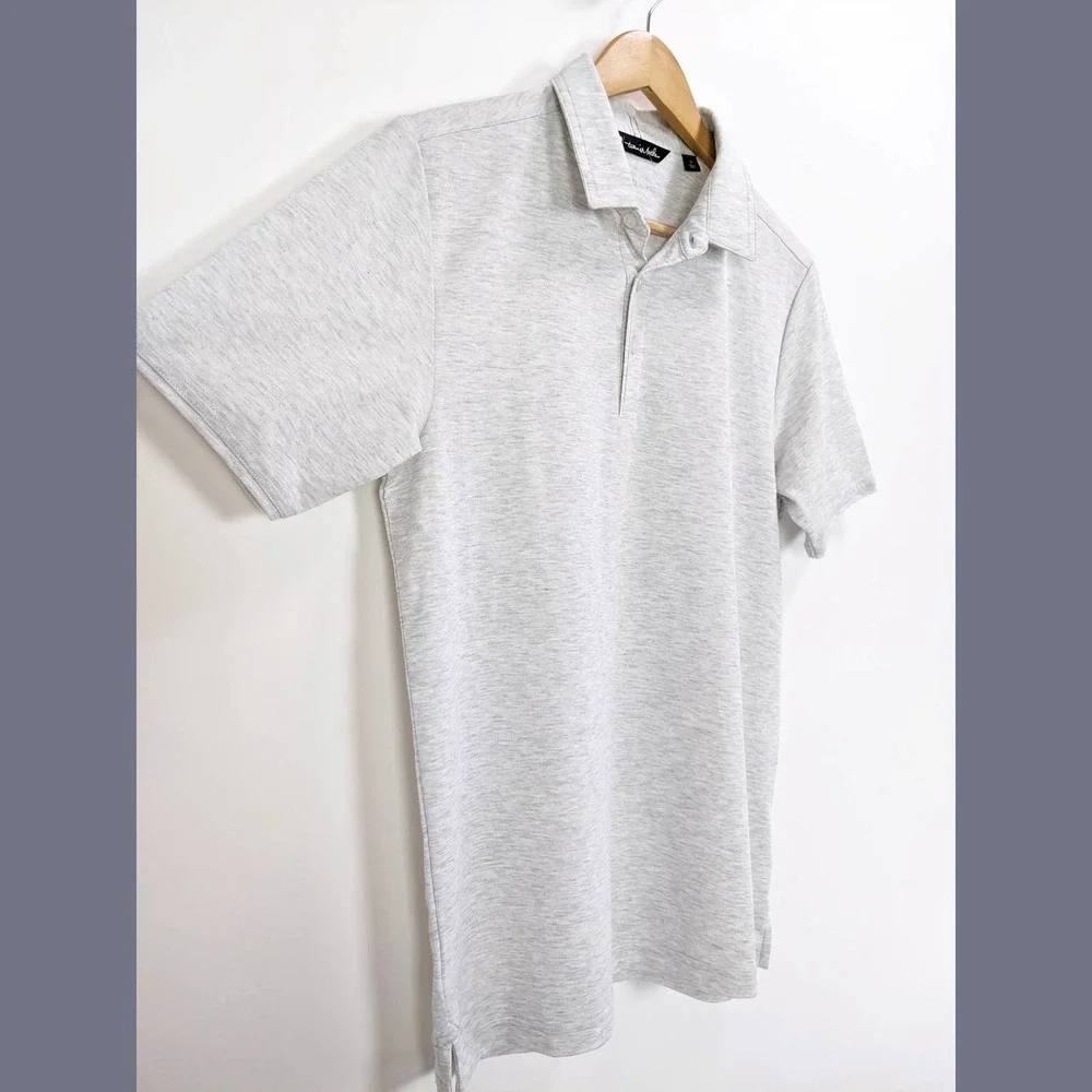 Travis Mathew Size S Men's Polo In Light Gray - Picture 2 of 8